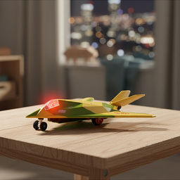 Самолет "Реактив" р/у, 27 MHz, (свет) в коробке