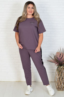 Костюм женский 5-316а (кофейно-серый)