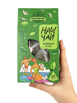 Наш Чай Зелёный чай Сенча, 20 н/п, 50 гр - Травы горного крыма фото 9