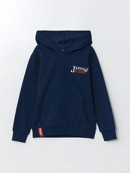 Kap??onlu Erkek ?ocuk Kal?n Sweatshirt