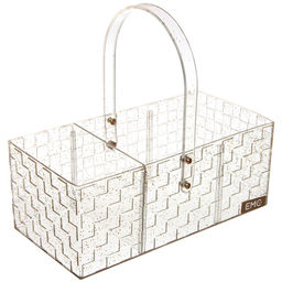 Органайзер для хранения "ЭДАЛИНА", прозрачный, 24,5*12,4*21,5см