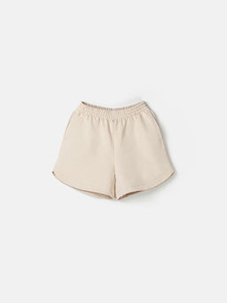 Шорты из 100% хлопка "Беж" женские