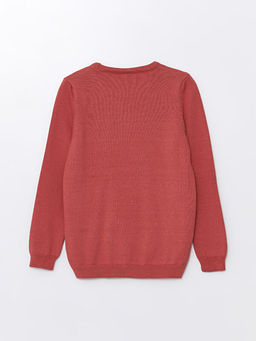 Bisiklet Yaka Uzun Kollu K?z ?ocuk Triko Kazak - Waikiki фото 2