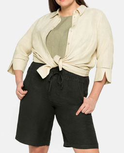 Блузка, бежевая - Sheego фото 5