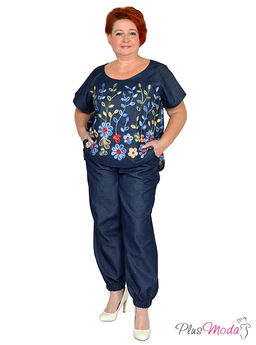 Брюки Модель №1465 размеры 44-84 - Plusmoda фото 3