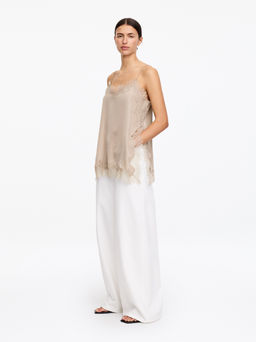 Top de tirantes con detalle de encaje - H&m фото 6