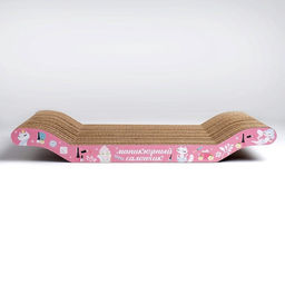 Когтеточка из картона Маникюрный салончик, 45 20 3 см - Пушистое счастье фото 6