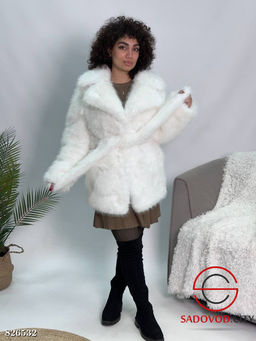 Шуба женская из искусственного меха