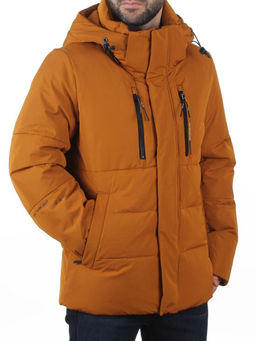 6593 LT. BROWN Куртка мужская зимняя (200 гр. холлофайбер)
