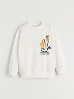 Bisiklet Yaka Erkek ?ocuk Sweatshirt ve E?ofman Alt