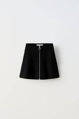 KNIT SKIRT WITH ZIP