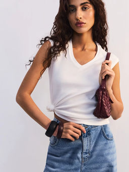 Футболка из хлопка с рукавом реглан / Zarina