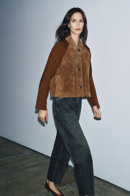 ZW COLLECTION MID-WAIST JEANS - Zara фото 8