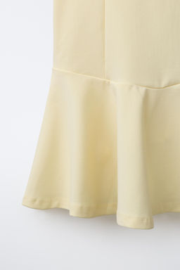 VESTIDO FALDA VUELO / Amarillo pastel - Zara фото 7