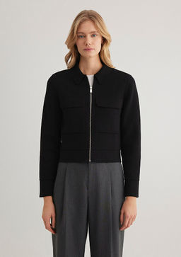 Fermuarl? Siyah H?rka - Mavi фото 4