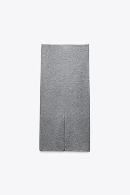 PLAIN KNIT MIDI SKIRT - Zara фото 5