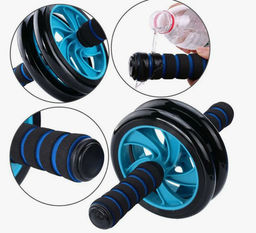 Роликовый тренажер для брюшного пресса с двойным колесом - Family фото 3