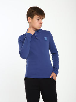 Рубашка-поло "Павел" индиго