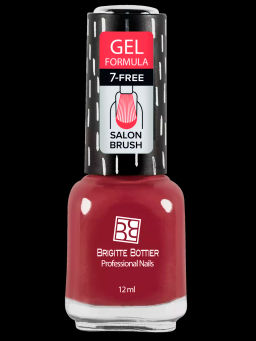 Brigitte Bottier Лак д/ногтей GEL FORMULA тон 54 красный бархат 12мл BB-GF54