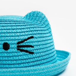 Шляпа для девочки MINAKU «Кошечка», размер 50, голубая