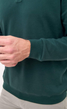 Поло д/р F421-07-7021 green - Fine joyce фото 6