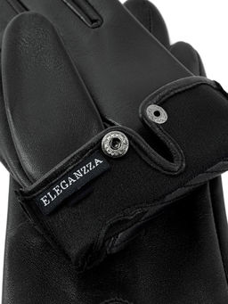Перчатки женские ш/п IS114 black - Eleganzza фото 4