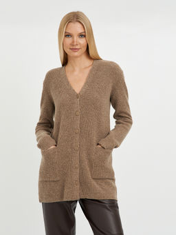 кардиган женский с накладными карманами - Glenfield фото 4