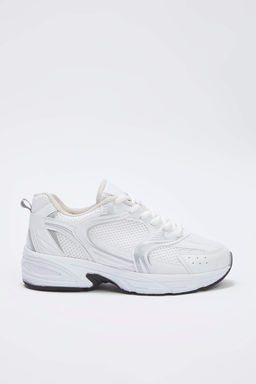 Beyaz Bagc?kl? File Kad?n Spor Ayakkab? TAKAW26SN00026 - Trendyolmilla фото 2