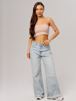 Женский топ-бандо Lingeamo бежевый ЛТ-10 (4)  фото 2