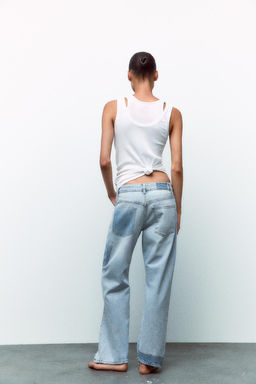 TRF SLOUCHY CURVE LEG JEANS - Zara фото 8