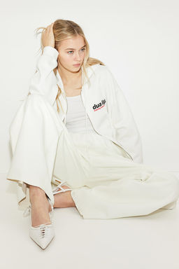Chaqueta sudadera oversize con motivo estampado - H&m фото 3