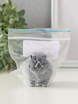 Сувенир "Кот толстый стоит" 5,5 см