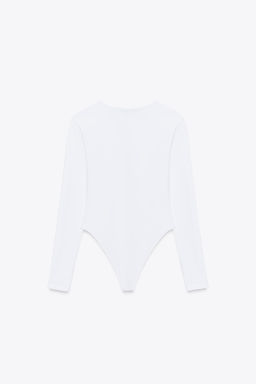 BASIC POLYAMIDE BODYSUIT - Zara фото 7
