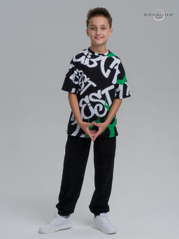 Костюм Daily men граффити бенеттон-черный - Sovalina фото 8