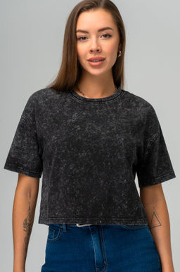 Женская укороченная футболка Happyfox