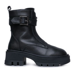 5B2421 ЖЕН Ботинки нат.кожа шерсть ТЭП