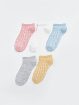 Desenli Kad?n Patik ?orap 5li