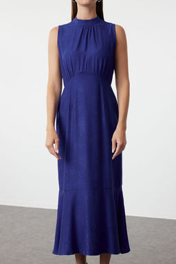 Saks Jakarl? A Kesim Maxi Dokuma Elbise TWOSS24EL00989 - Trendyolmilla фото 3