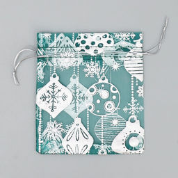 Цена за 20 шт. Мешочек подарочный органза Игрушки на ёлке, 10 х 12 см +/- 1.5 см - Дарите счастье фото 5