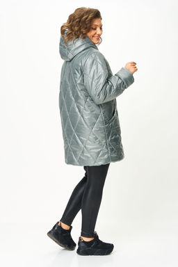 Пальто Anastasia Mak 1055-1 мох фото 9