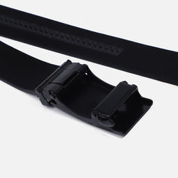 Ремень мужской, ширина 4 см, автомат, пряжка металл, цвет чёрный - Simaland фото 3