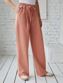 VILATTE / Свободные брюки из эластичного футера-двухнитки