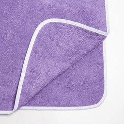 Полотенце-пончо Крошка Я Гномик, цвет сиреневый, размер 24-32, 100 % хлопок, 320 г/м2  фото 6