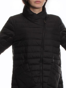 K-635 BLACK Куртка демисезонная стеганая женская (70 гр. холлофайбер) - Fashion фото 2