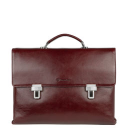 Мужской кожаный портфель - Barcelo biagi фото 4