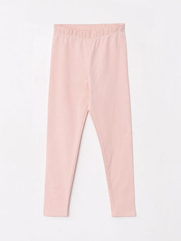 Beli Lastikli Basic Pamuklu K?z ?ocuk Uzun Tayt 2li - Waikiki фото 3