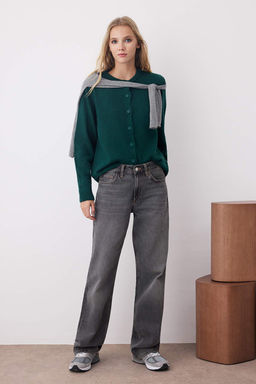 Zumrut Yesili More Sustainable Yumusak Dokulu Basic Triko H?rka TWOAW26HI00147 - Trendyolmilla фото 2