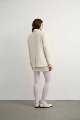 Жакет из твида двубортный - Mollis фото 8