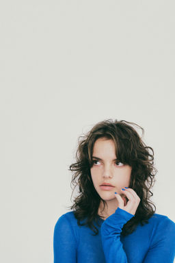 CAMISETA SUPIMA® MANGA LARGA / Azul el?ctrico - Zara фото 2