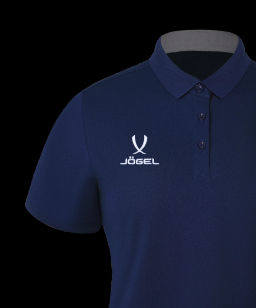 Поло женское JOGEL PREMIER PerFormDRY CVC Polo W, темно-синий  фото 4